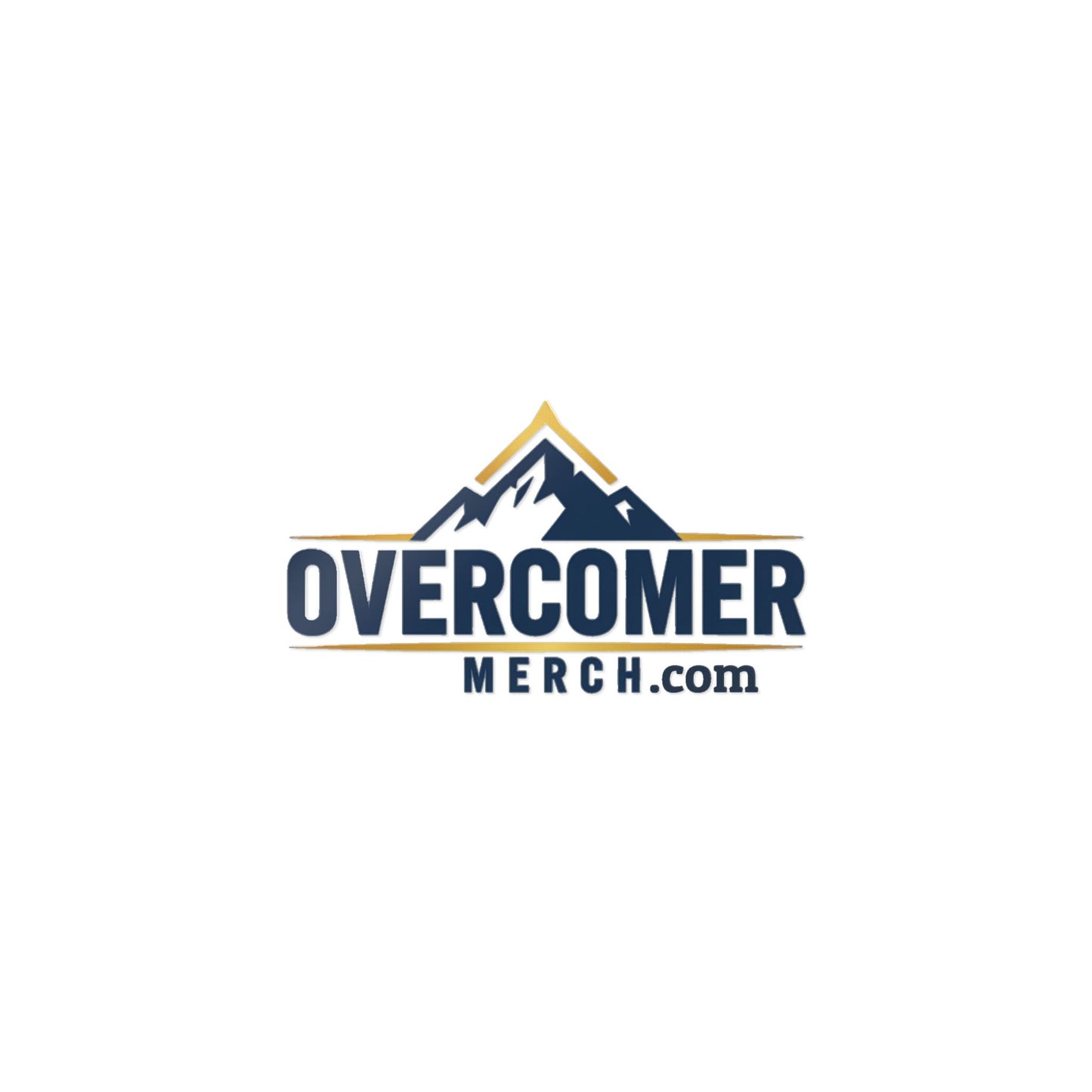 Overcomer Logo Die-Cut Sticker — Mountain Emblem (DTF)