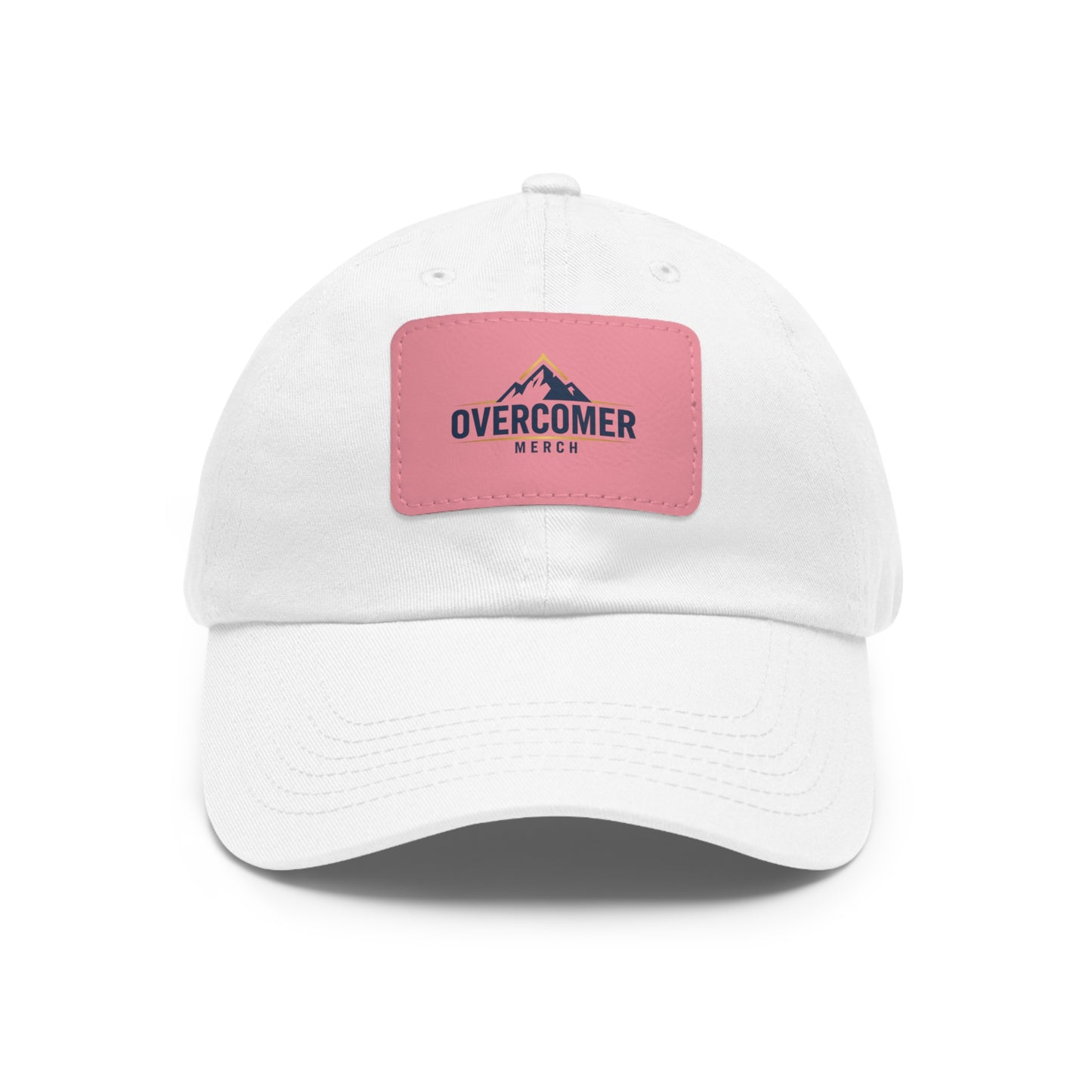 Overcomer Leather Patch Hat