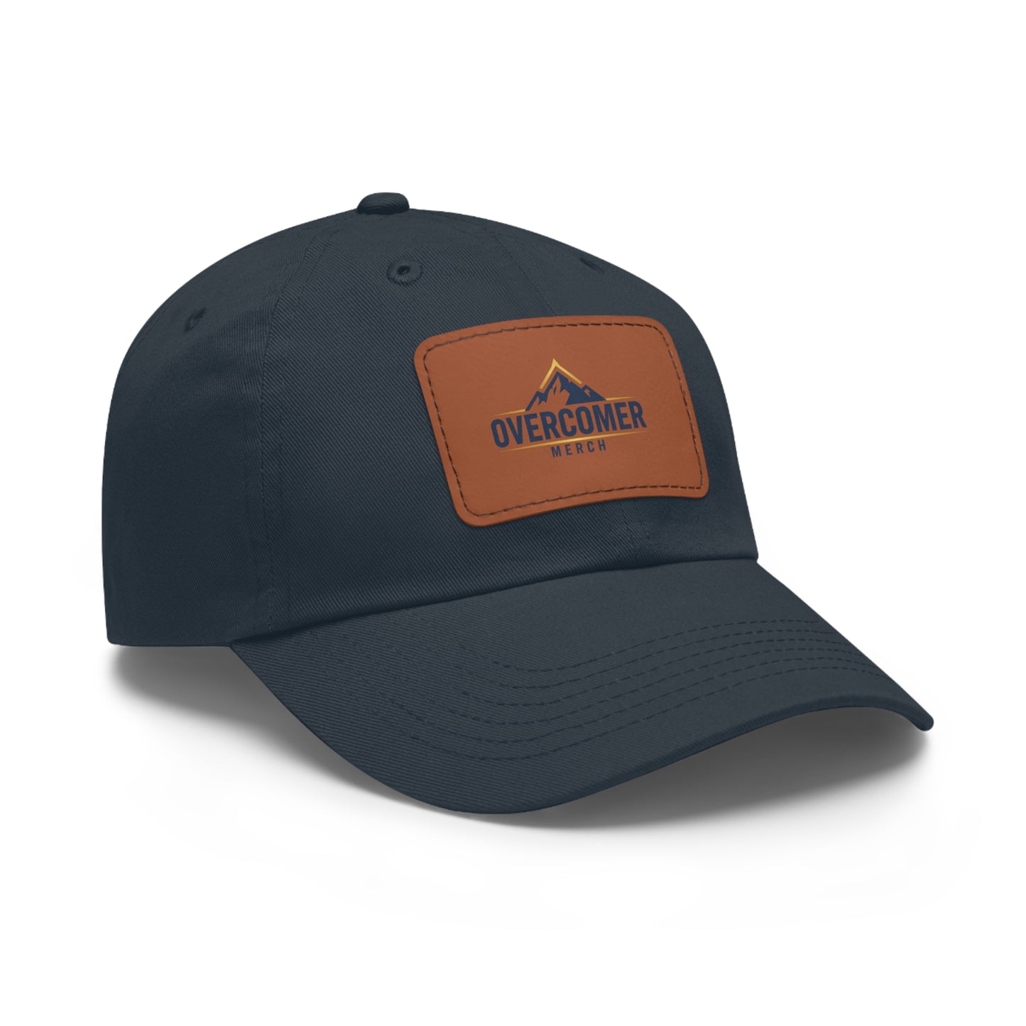 Overcomer Leather Patch Hat