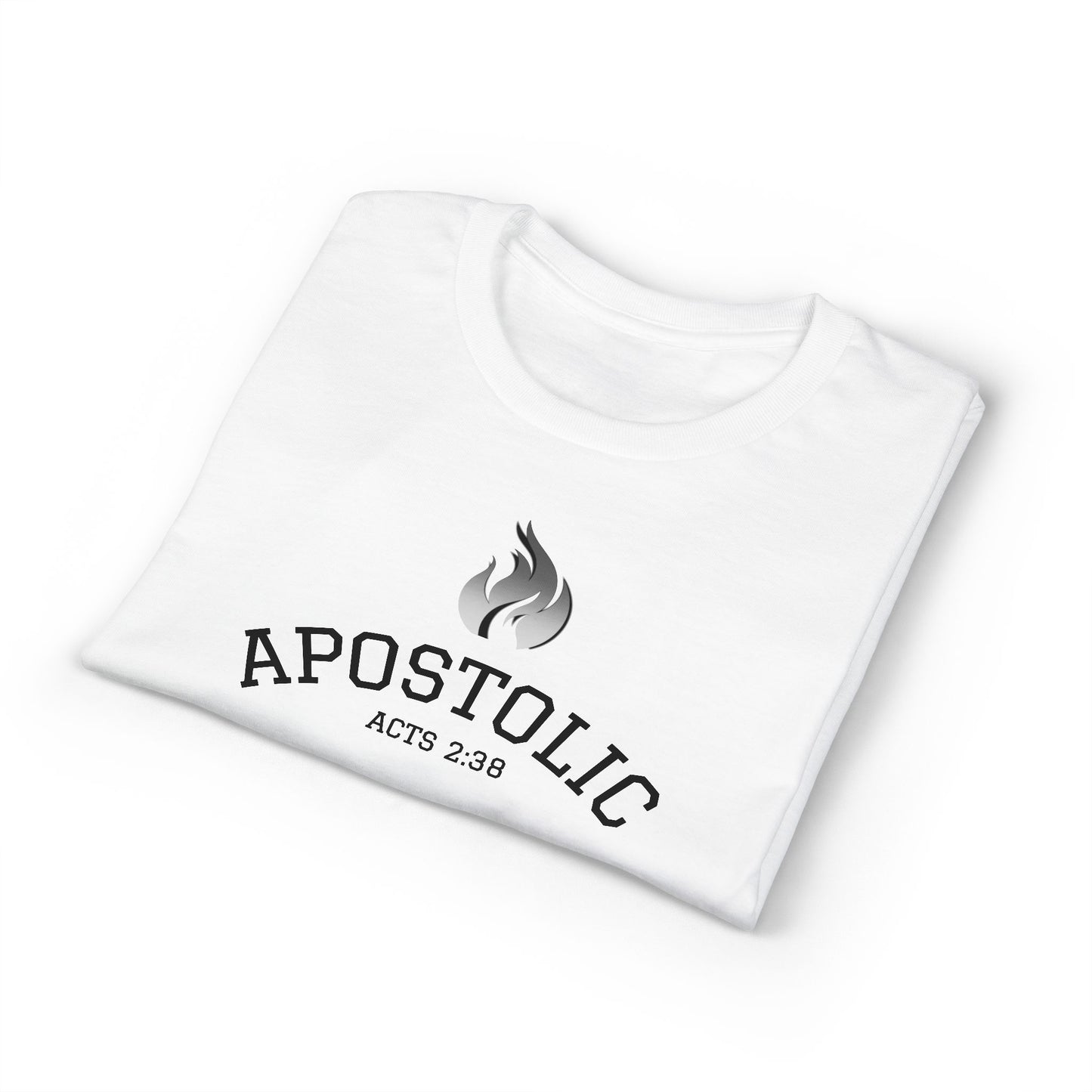 Apostolic T-Shirt - Acts 2:38 Flame Graphic Christian Tee