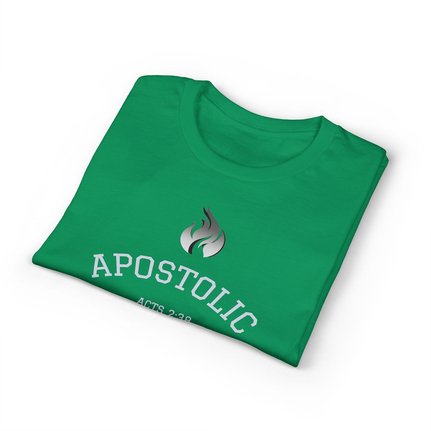 Apostolic T-Shirt - Acts 2:38 Flame Graphic Christian Tee