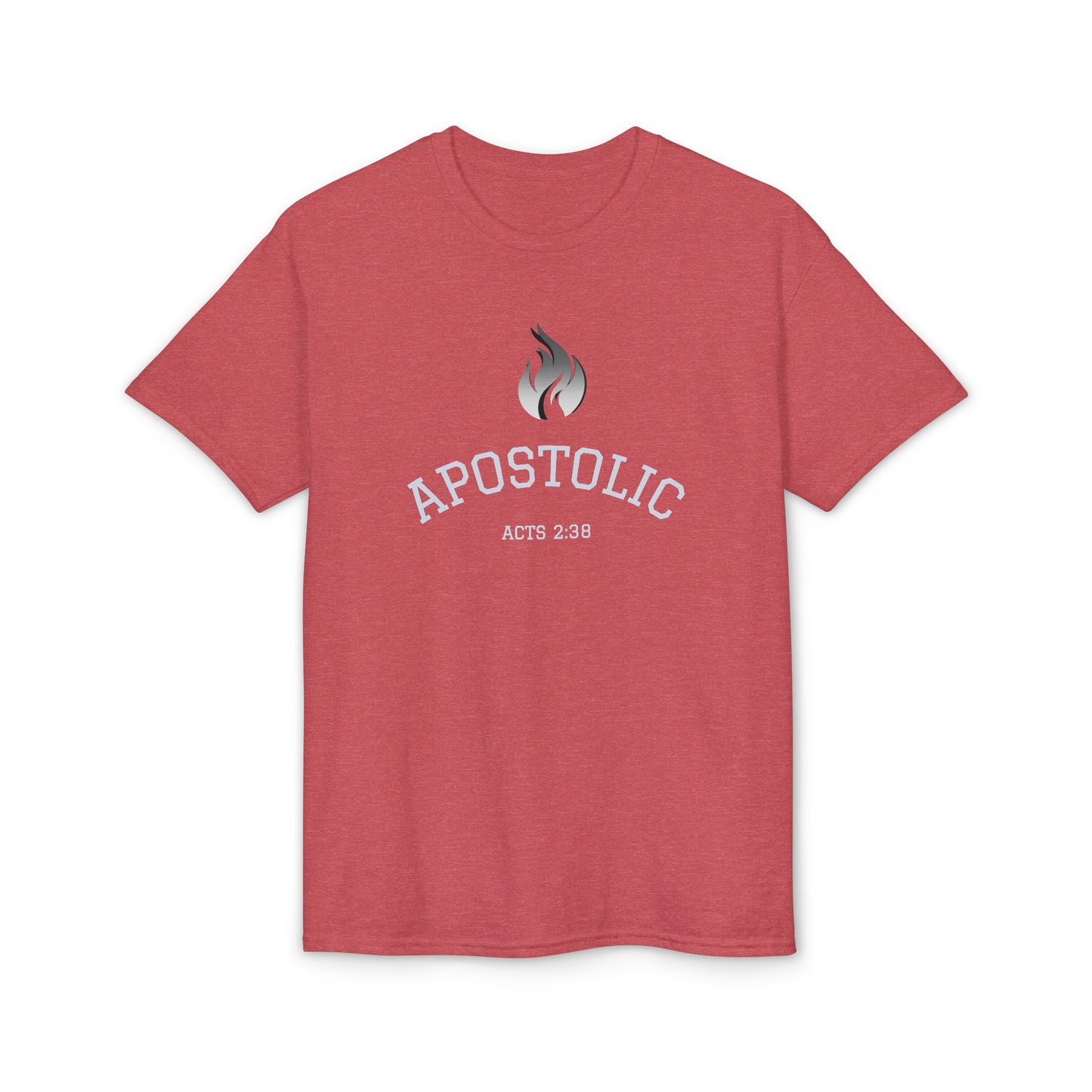 Apostolic T-Shirt - Acts 2:38 Flame Graphic Christian Tee