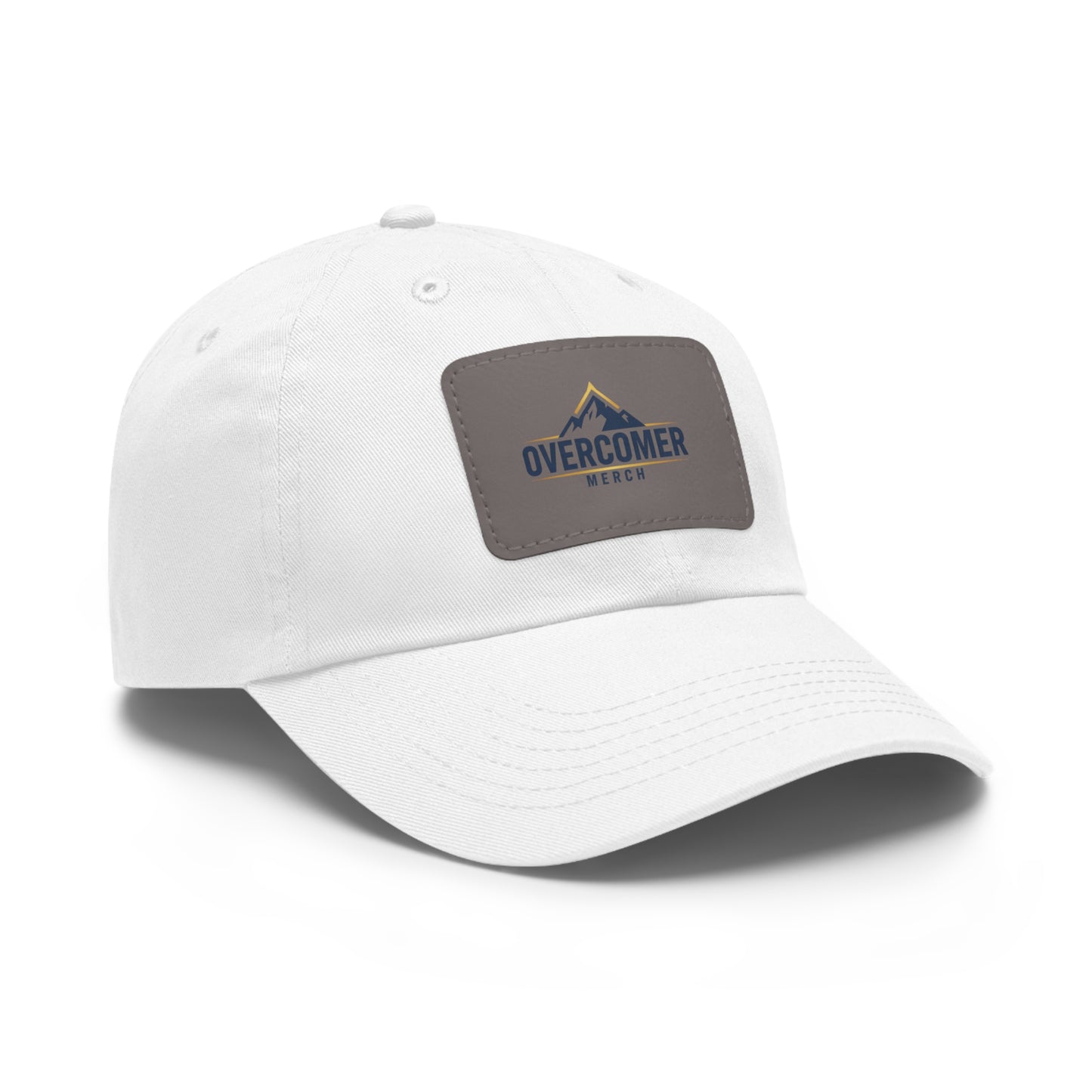 Overcomer Leather Patch Hat