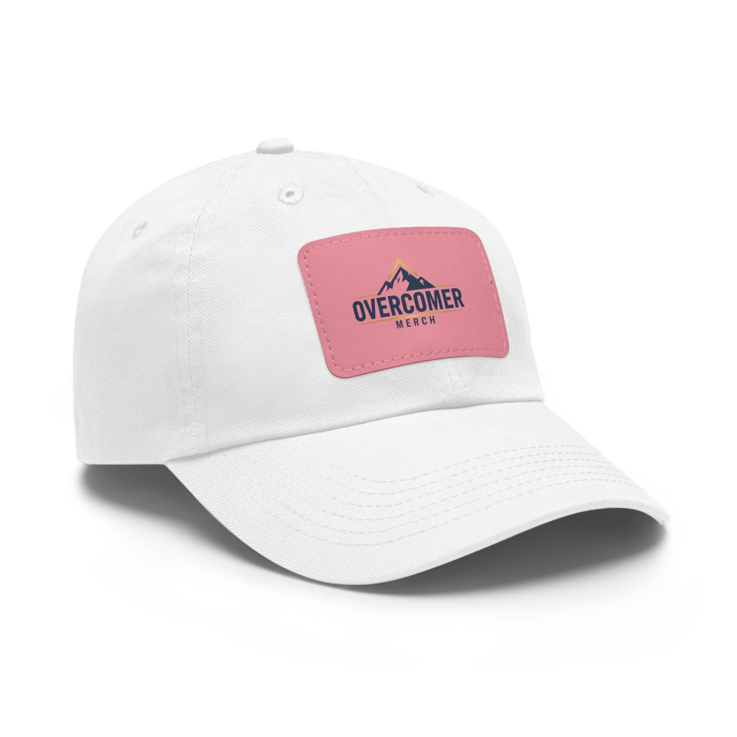 Overcomer Leather Patch Hat