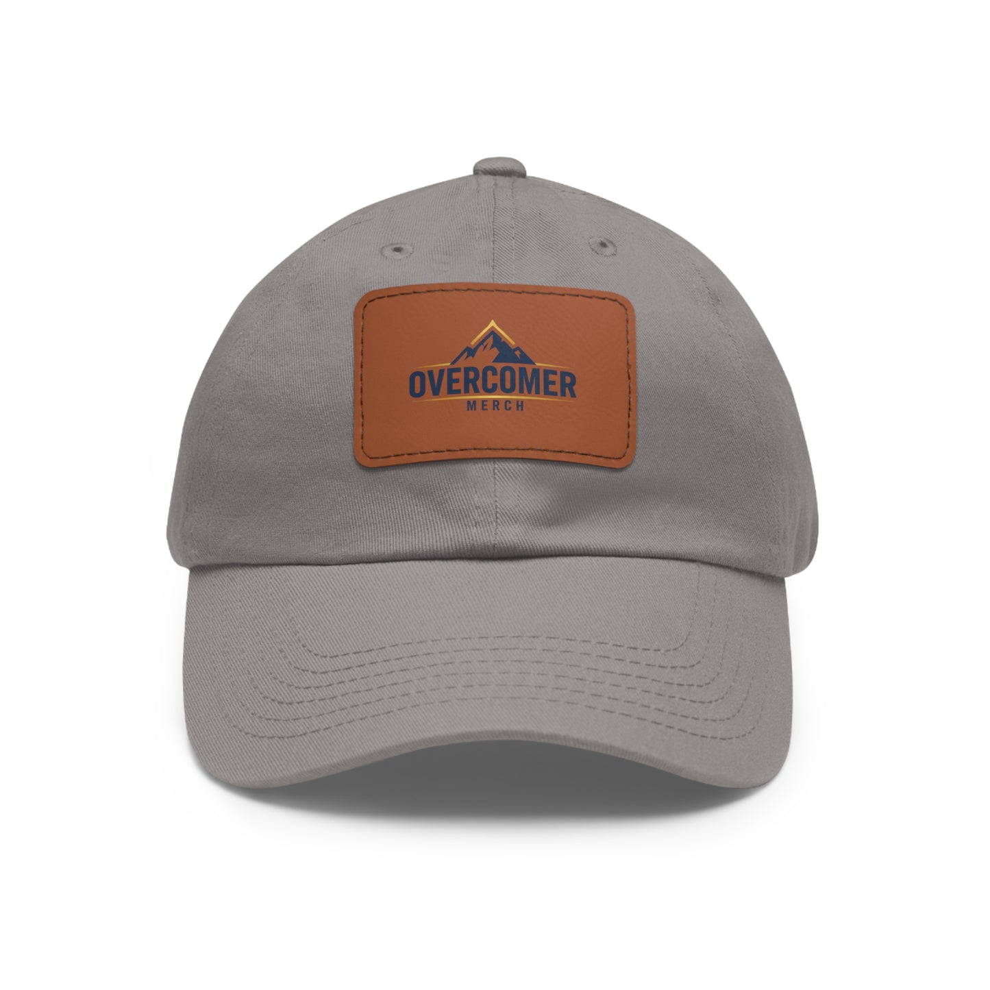 Overcomer Leather Patch Hat