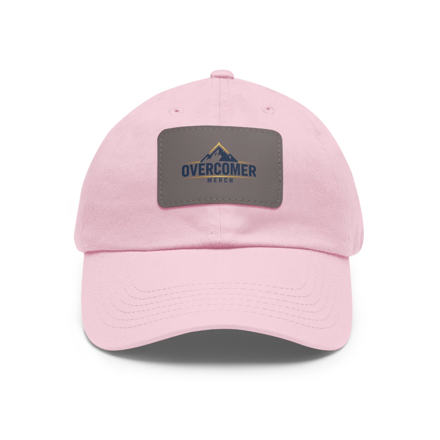 Overcomer Leather Patch Hat