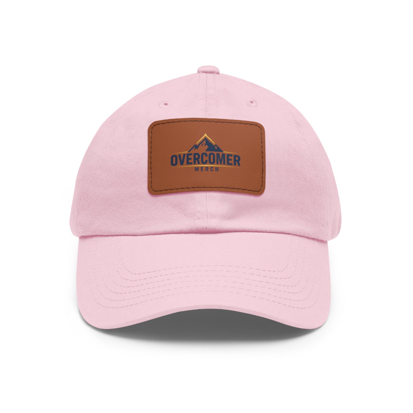 Overcomer Leather Patch Hat