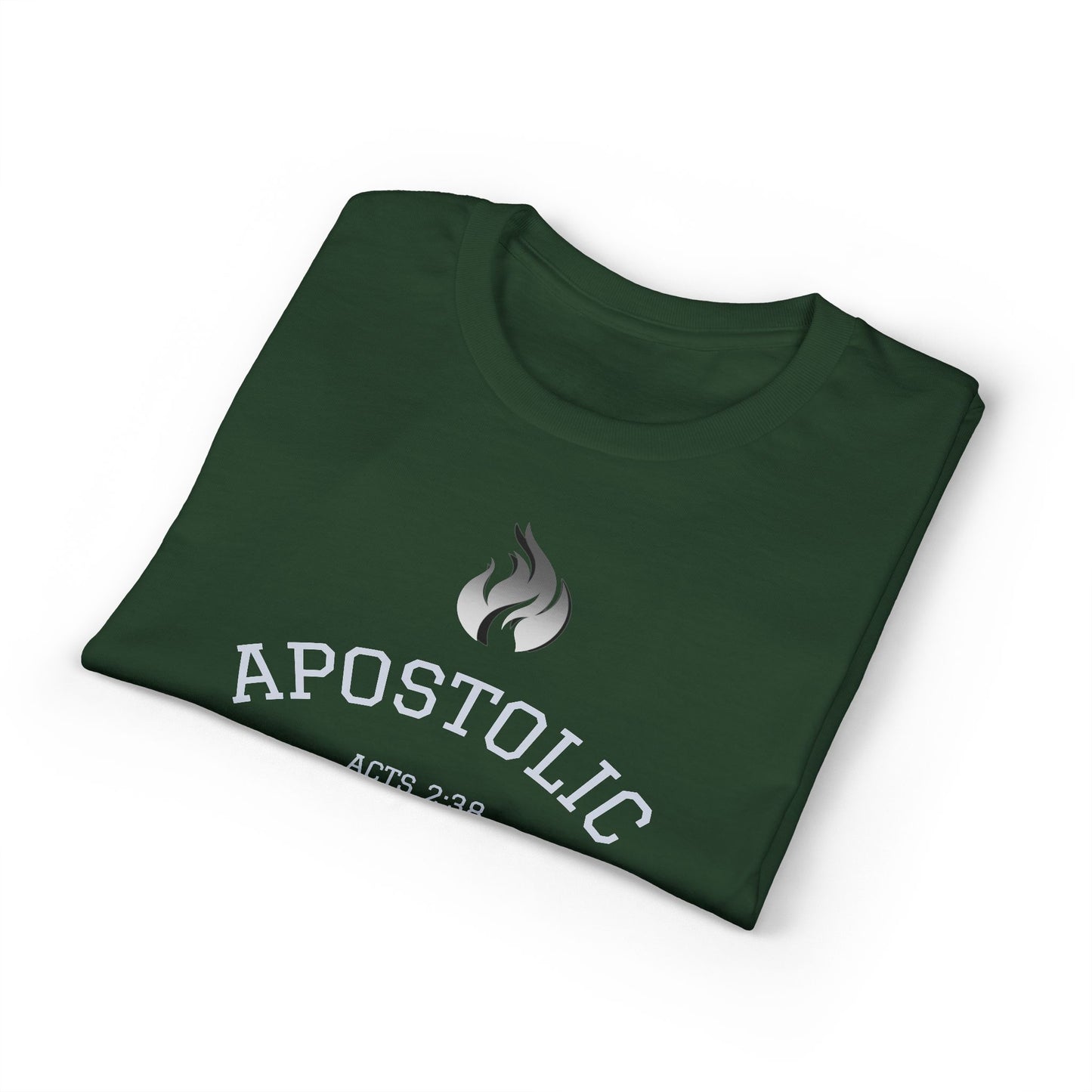 Apostolic T-Shirt - Acts 2:38 Flame Graphic Christian Tee
