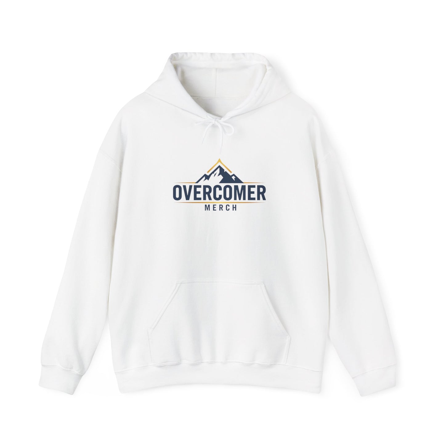Overcomer Hoodie – Mountain Logo Inspirational Sweatshirt
