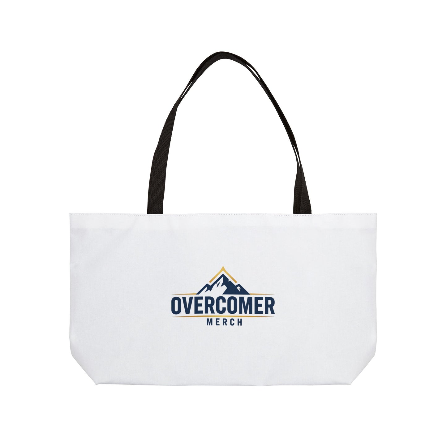 Overcomer Weekender Tote Bag — Adventure Mountain Logo Weekend Travel Tote