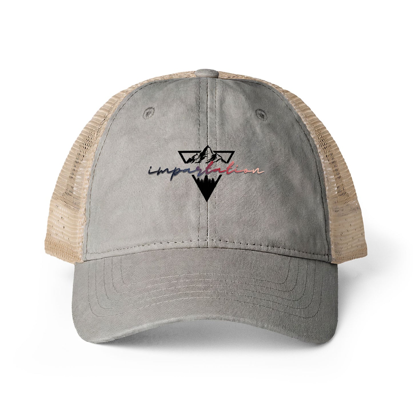 Women's Washed Mesh-Back Cap