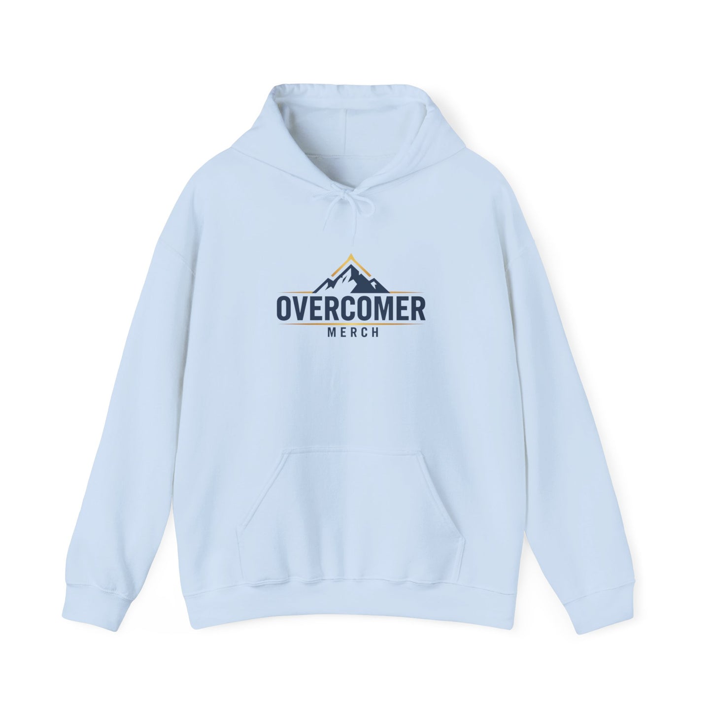 Overcomer Hoodie – Mountain Logo Inspirational Sweatshirt