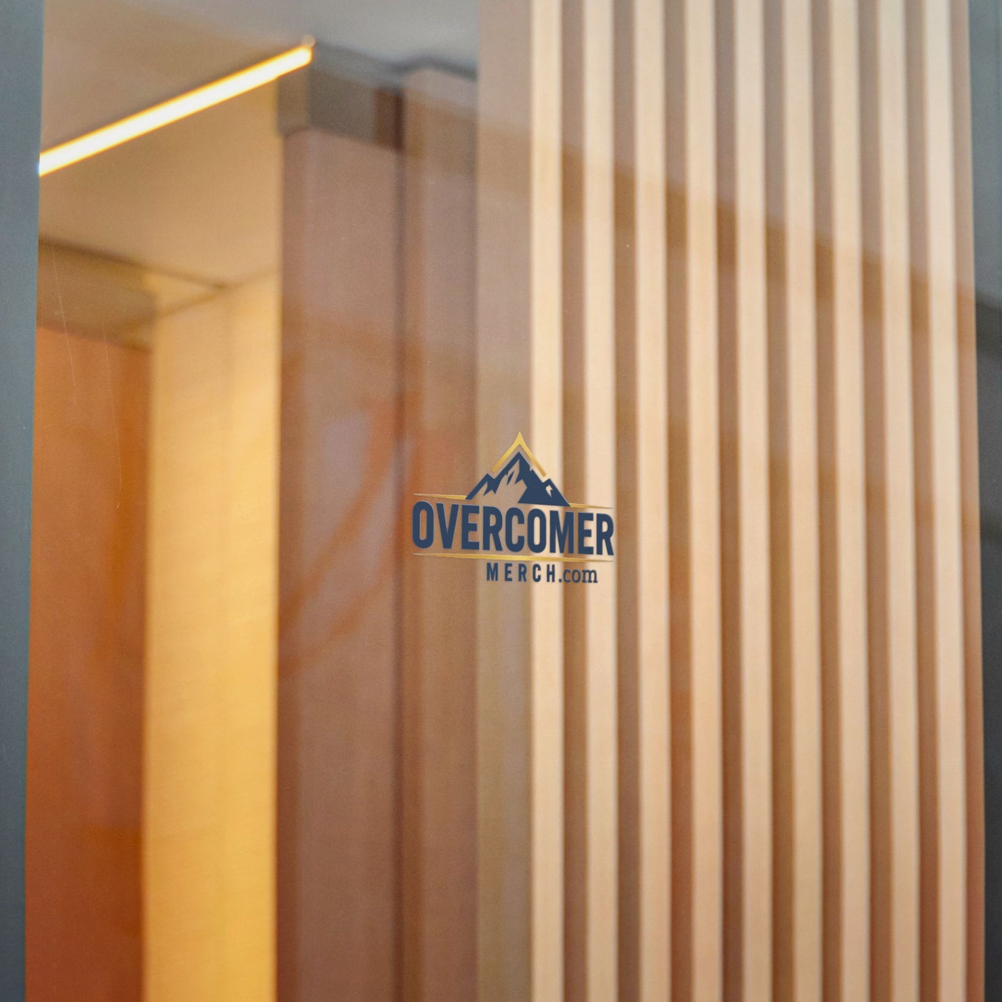 Overcomer Logo Die-Cut Sticker — Mountain Emblem (DTF)