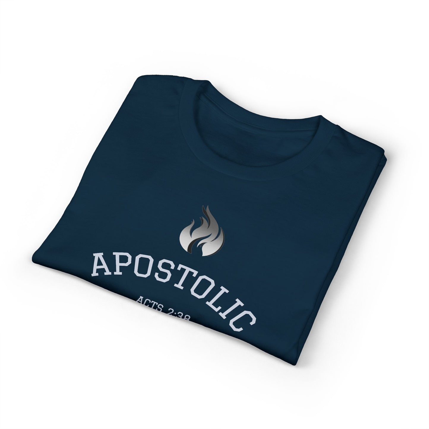 Apostolic T-Shirt - Acts 2:38 Flame Graphic Christian Tee