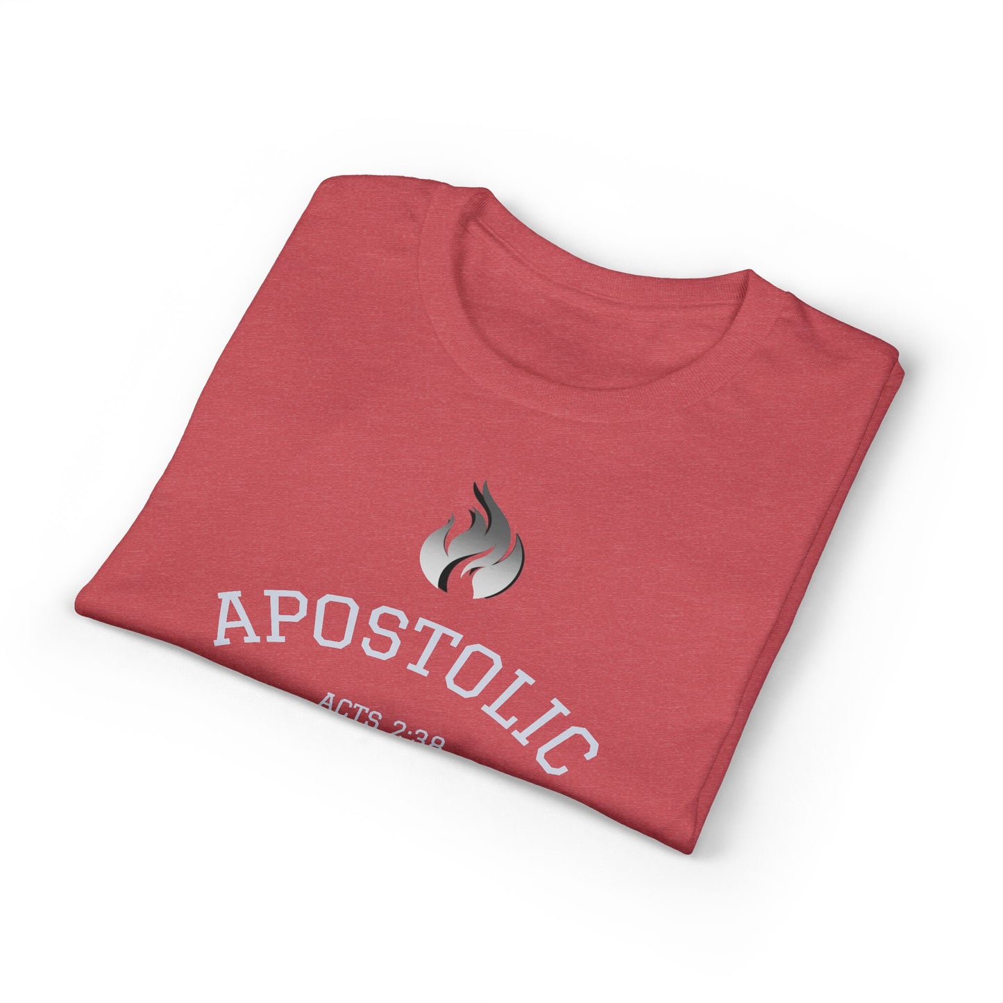 Apostolic T-Shirt - Acts 2:38 Flame Graphic Christian Tee
