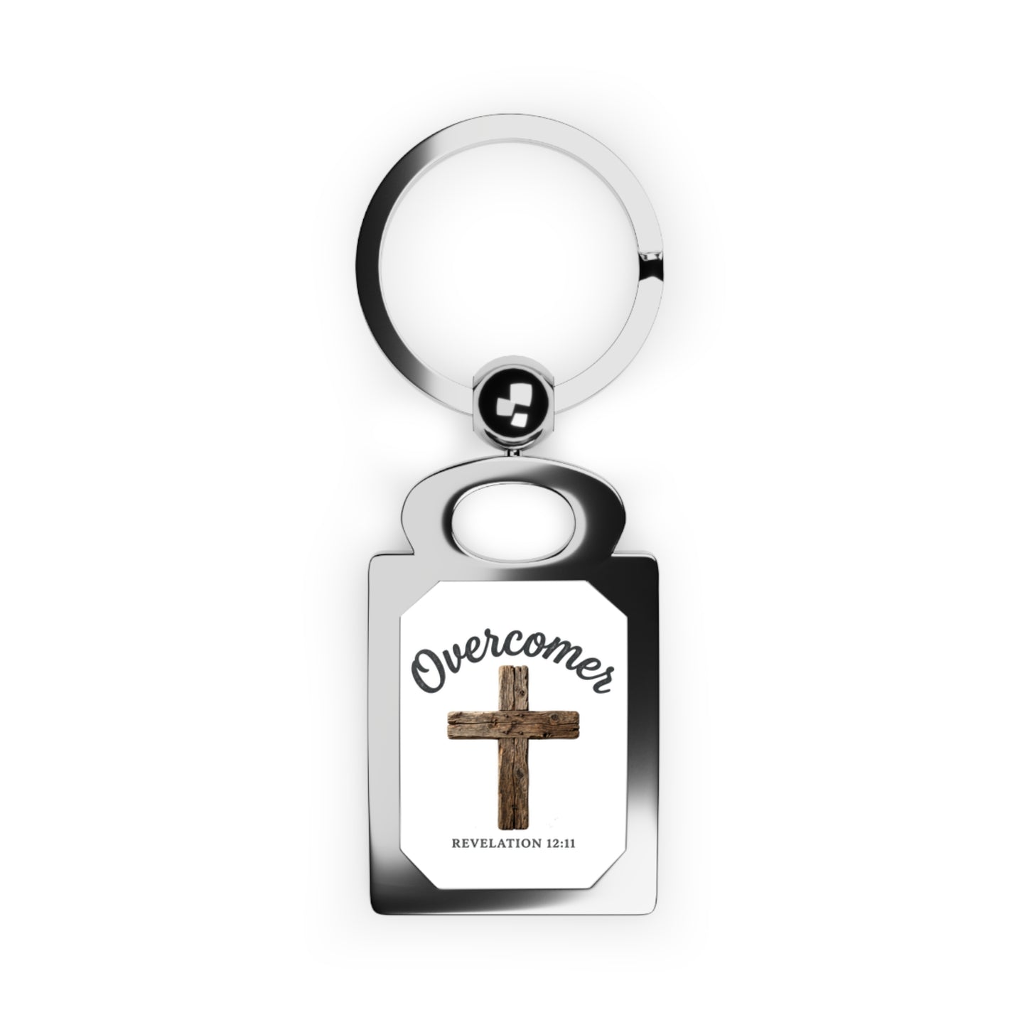 Overcomer Revelation 12:11 Rectangle Photo Keyring