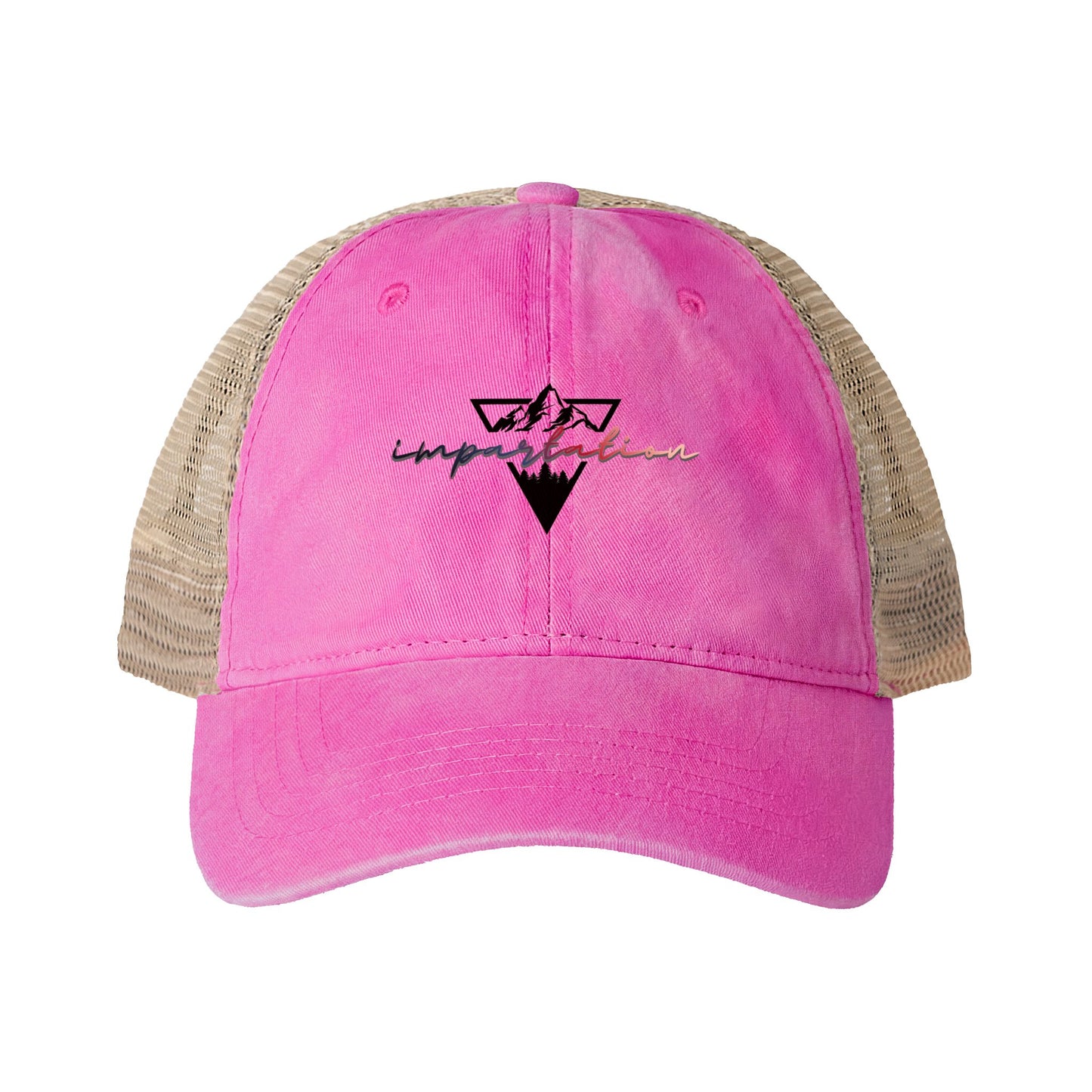 Women's Washed Mesh-Back Cap