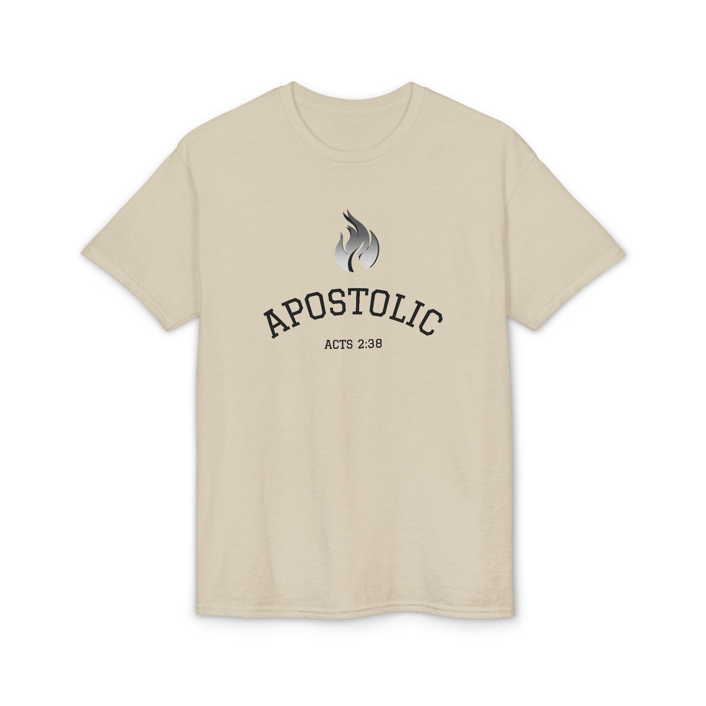 Apostolic T-Shirt - Acts 2:38 Flame Graphic Christian Tee
