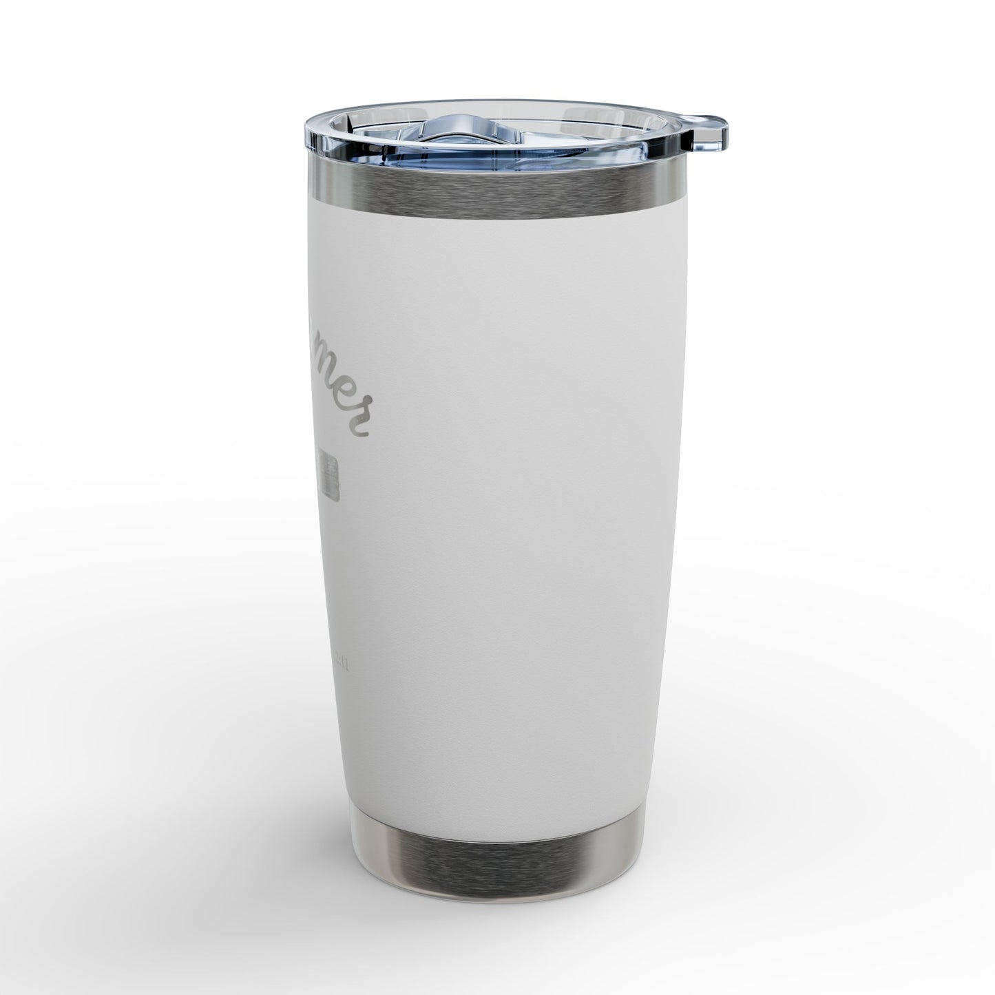 Overcomer Cross Engraved Tumbler – 20oz Inspirational Travel Mug (Revelation 12:11)
