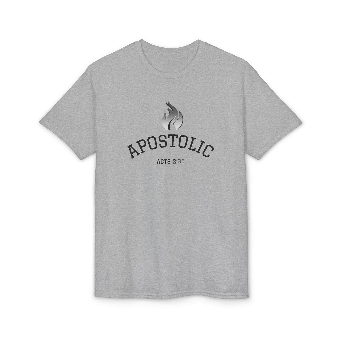 Apostolic T-Shirt - Acts 2:38 Flame Graphic Christian Tee