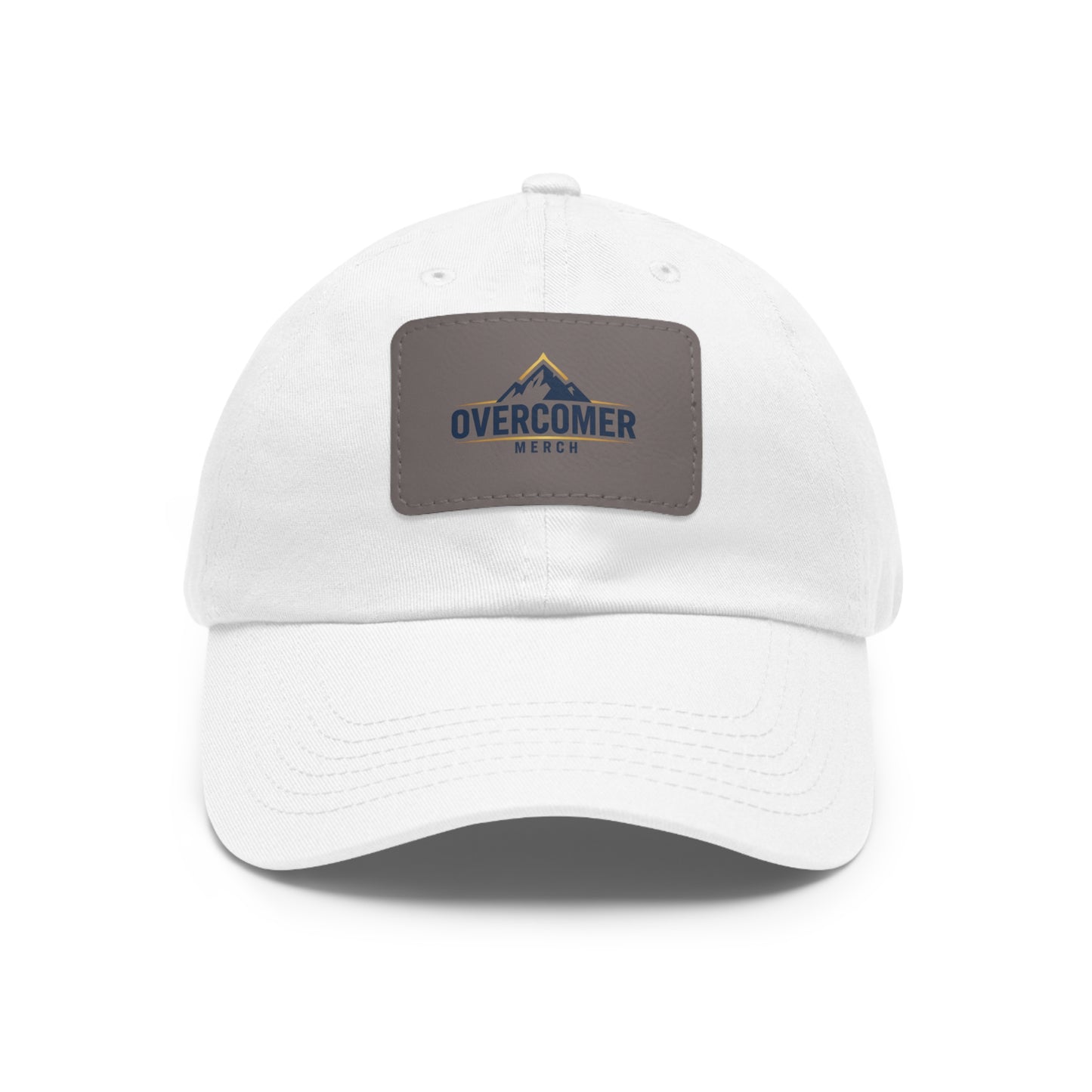 Overcomer Leather Patch Hat