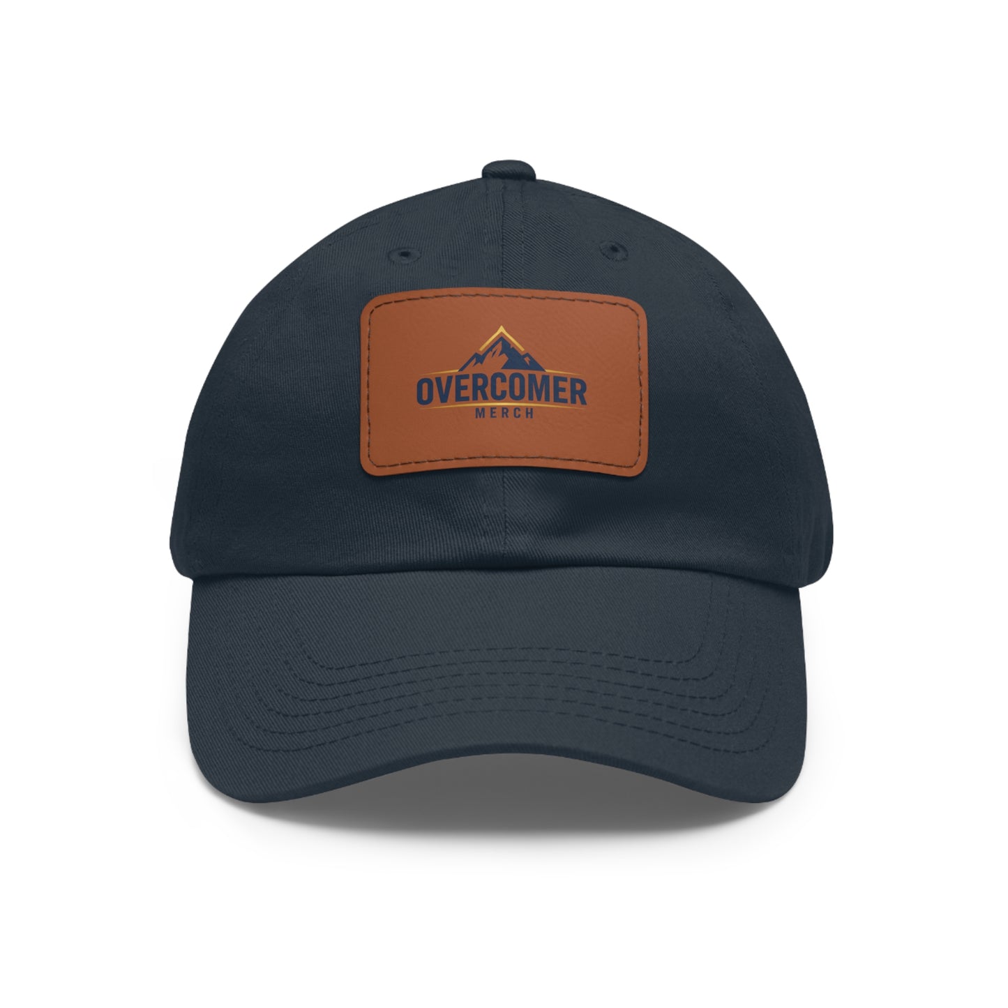Overcomer Leather Patch Hat