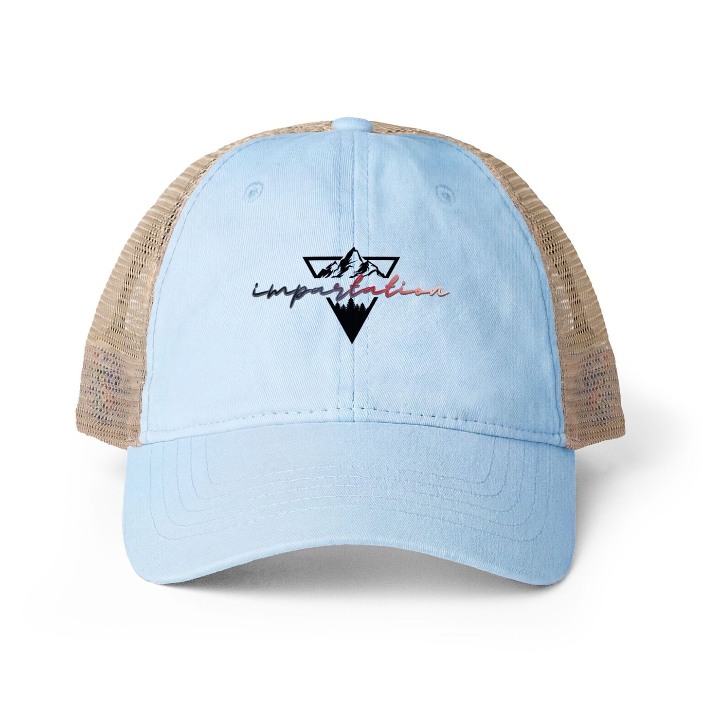 Women's Washed Mesh-Back Cap