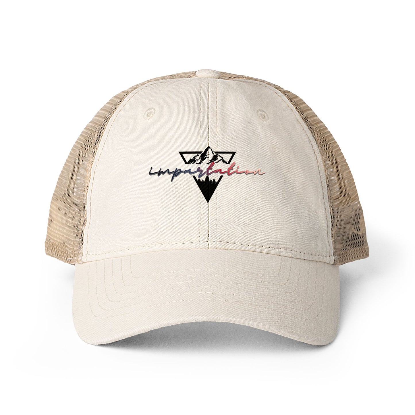 Women's Washed Mesh-Back Cap