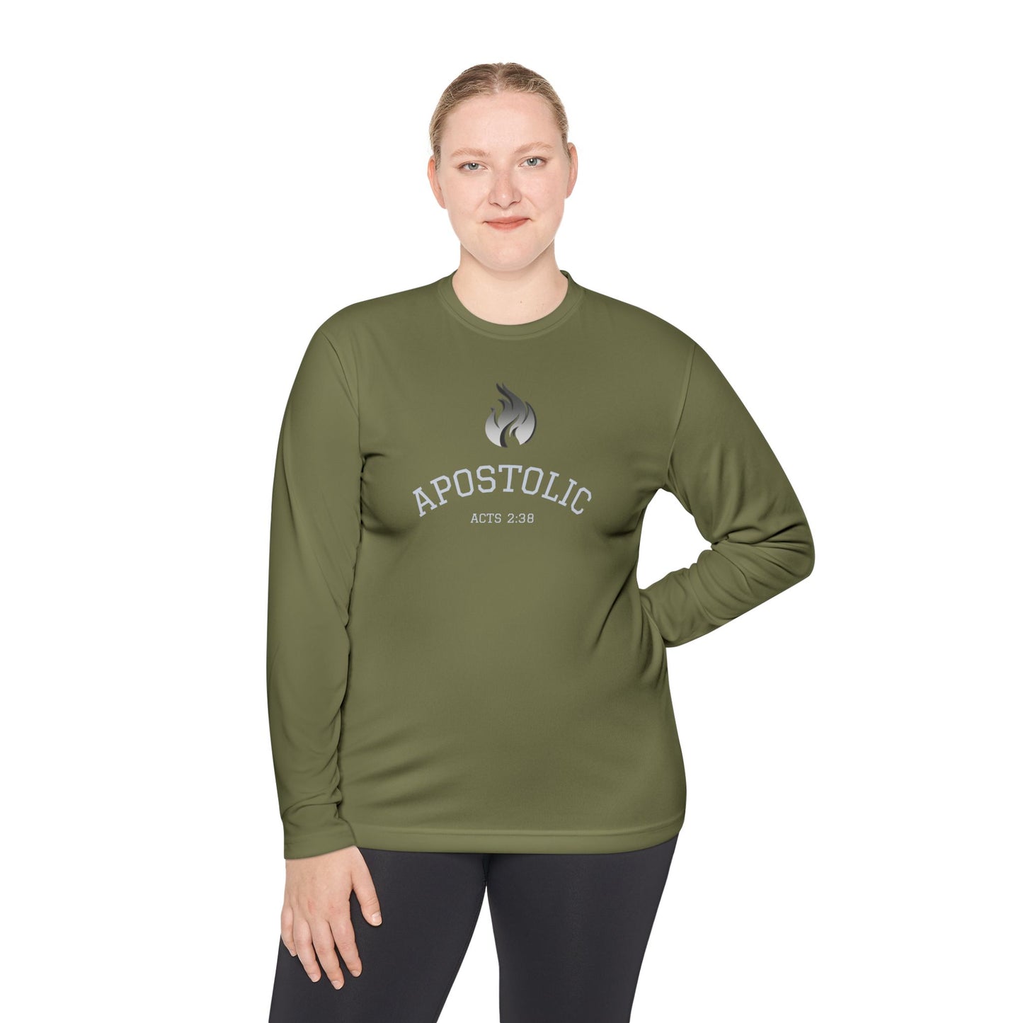Apostolic Flame Long Sleeve Tee — Acts 2:38