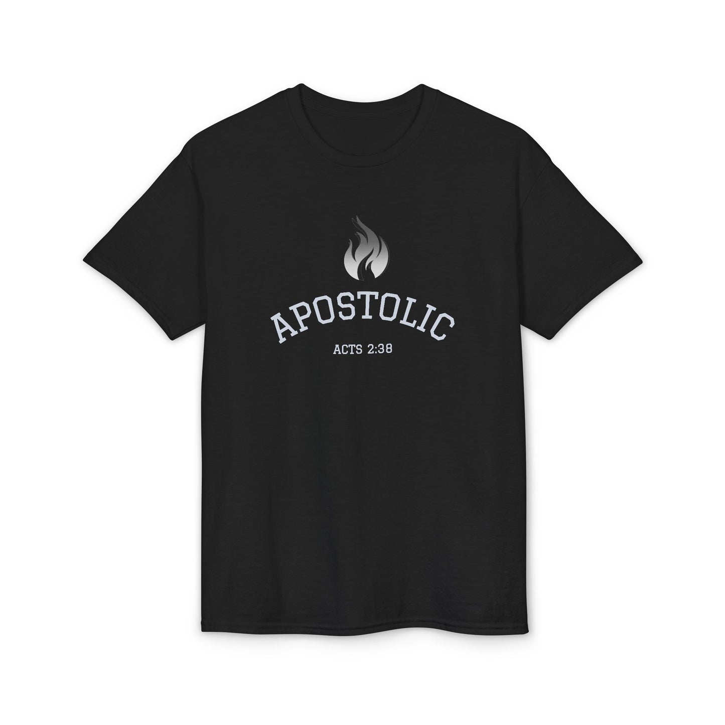 Apostolic T-Shirt - Acts 2:38 Flame Graphic Christian Tee