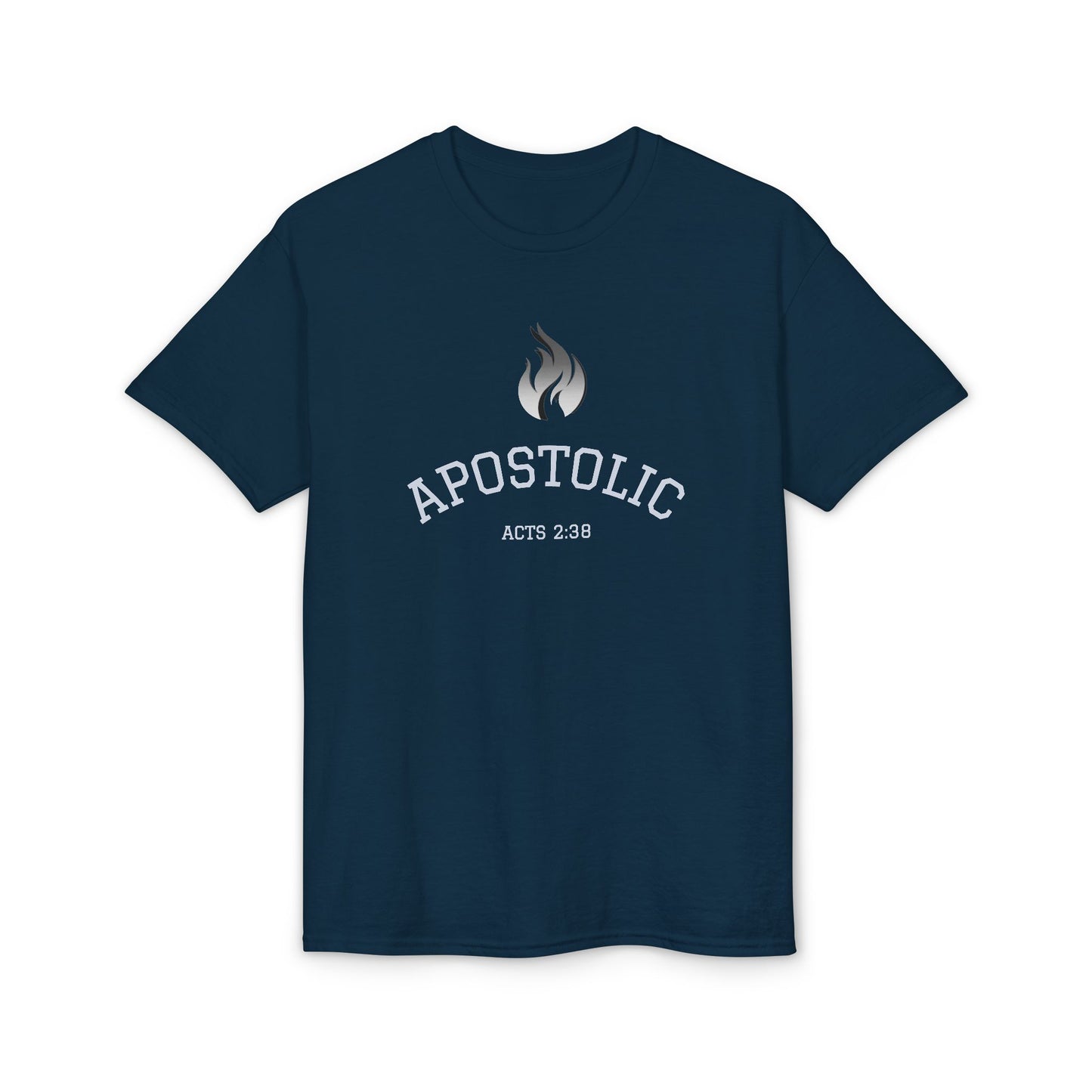 Apostolic T-Shirt - Acts 2:38 Flame Graphic Christian Tee