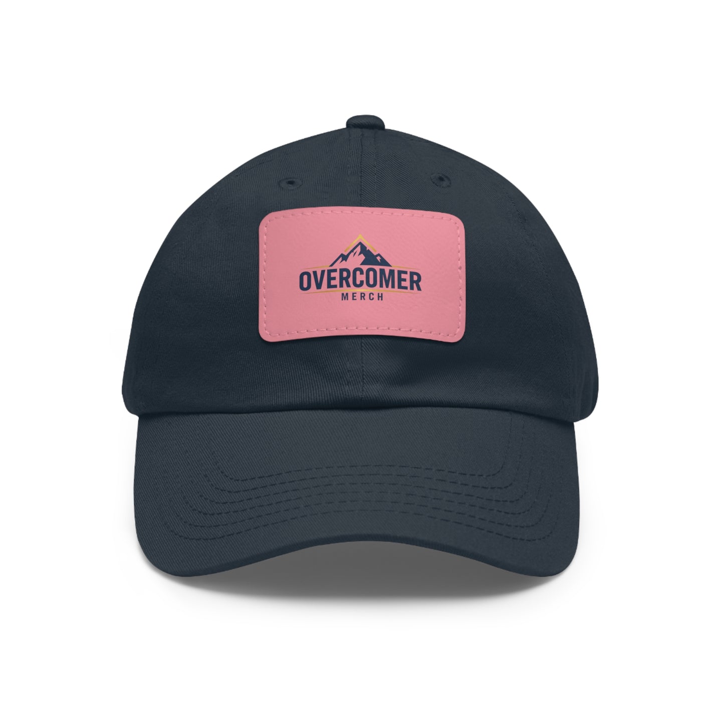 Overcomer Leather Patch Hat
