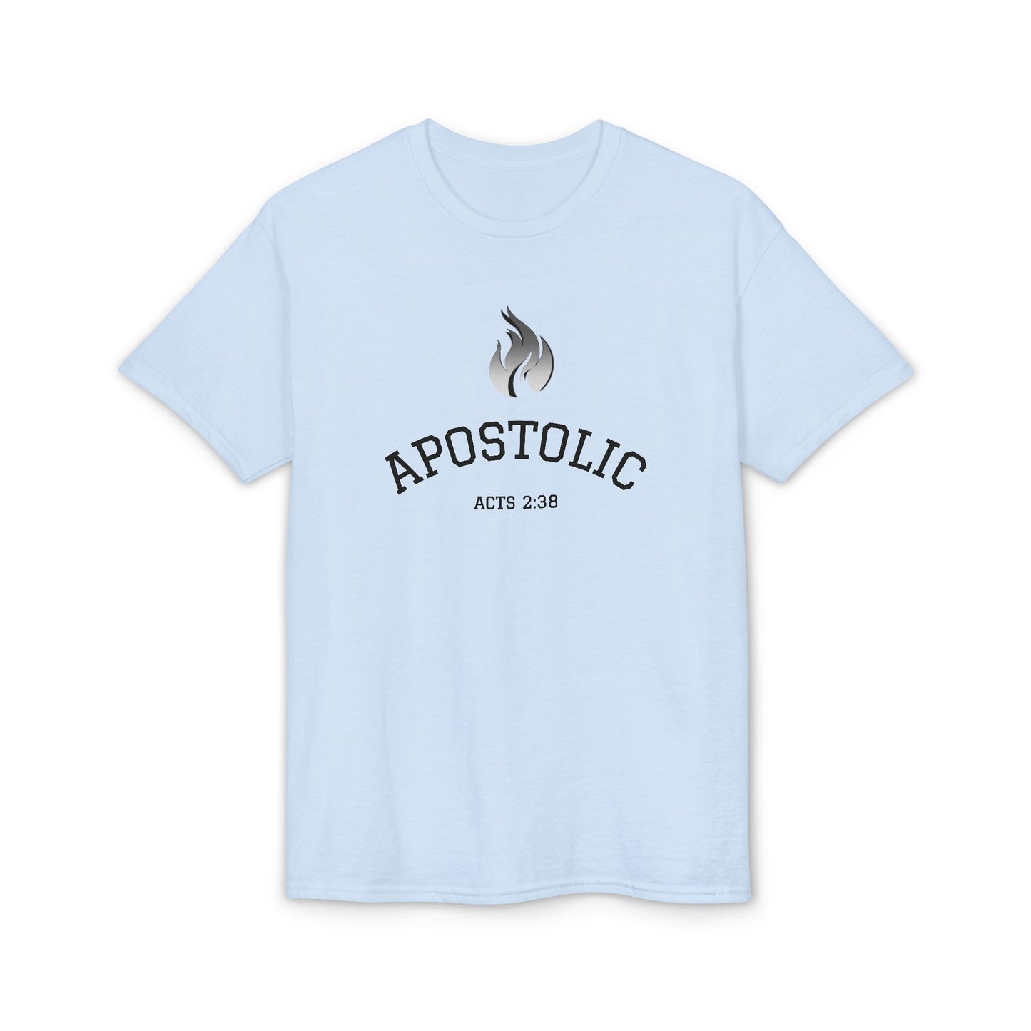 Apostolic T-Shirt - Acts 2:38 Flame Graphic Christian Tee