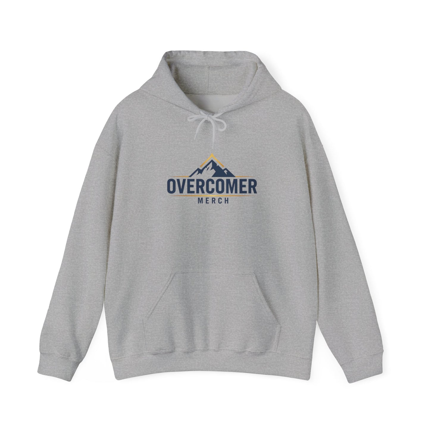 Overcomer Hoodie – Mountain Logo Inspirational Sweatshirt