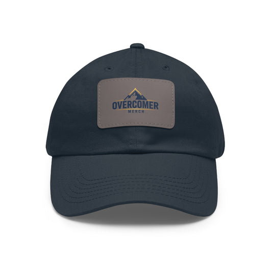 Overcomer Leather Patch Hat