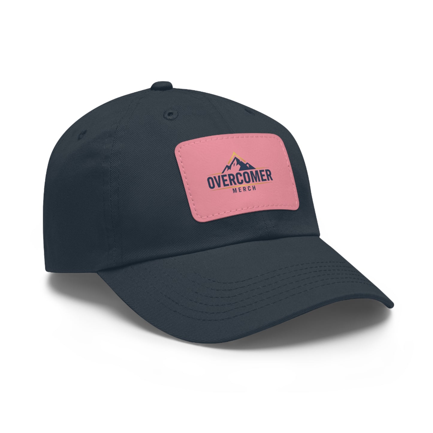 Overcomer Leather Patch Hat