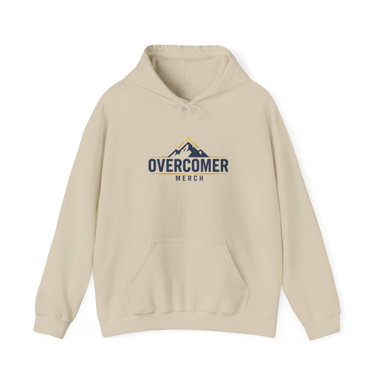 Overcomer Hoodie – Mountain Logo Inspirational Sweatshirt