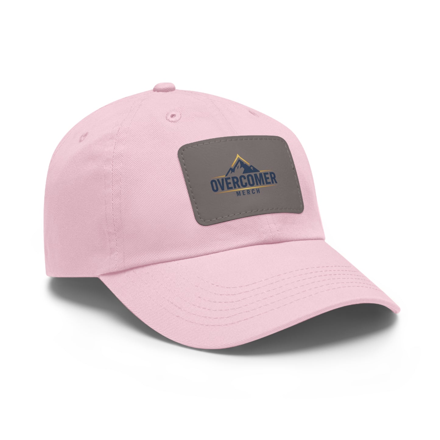 Overcomer Leather Patch Hat