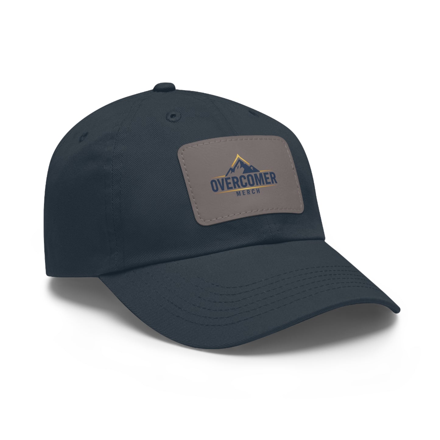 Overcomer Leather Patch Hat