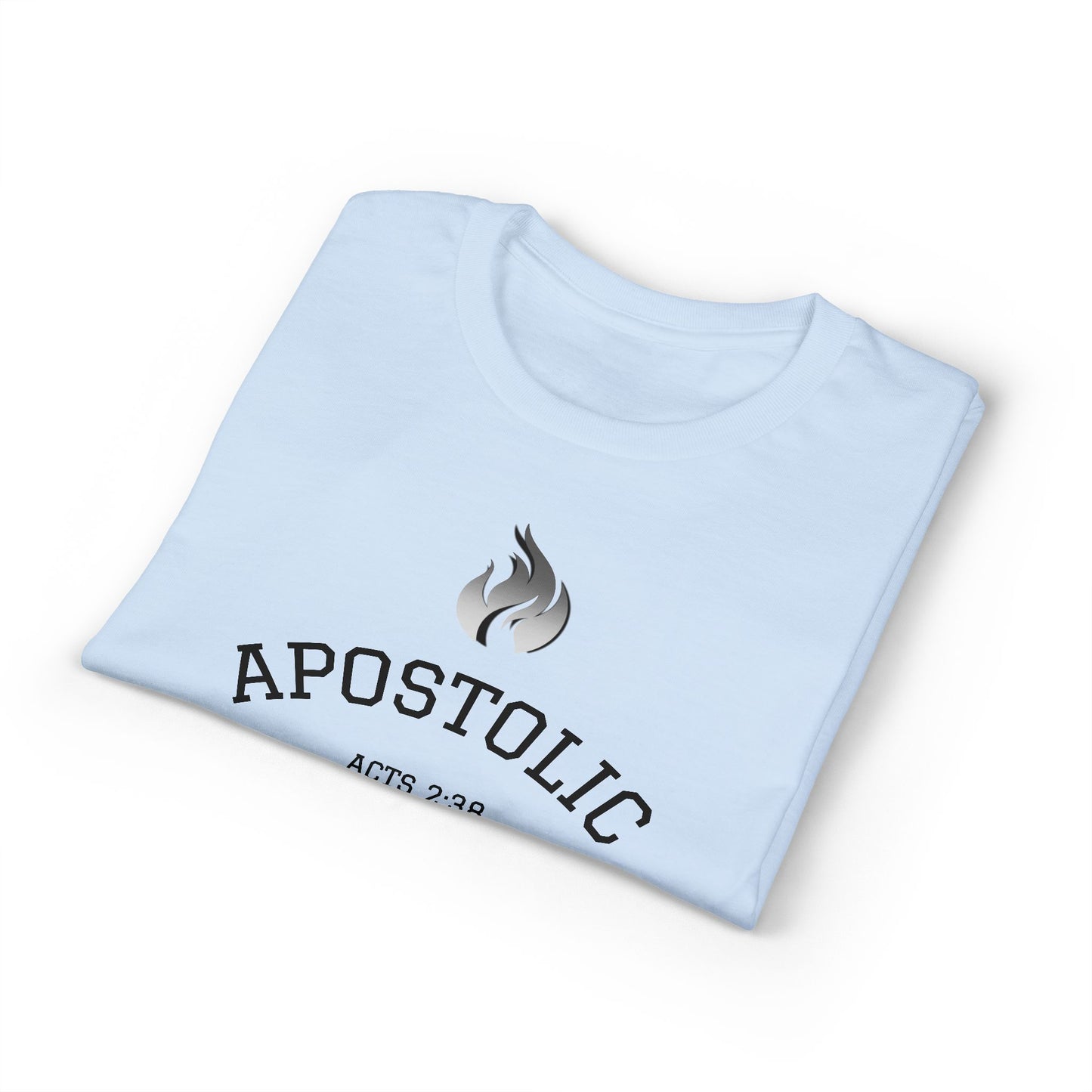 Apostolic T-Shirt - Acts 2:38 Flame Graphic Christian Tee