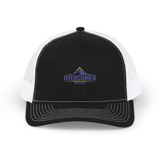 Overcomer Trucker Hat – Embroidered Snapback Cap