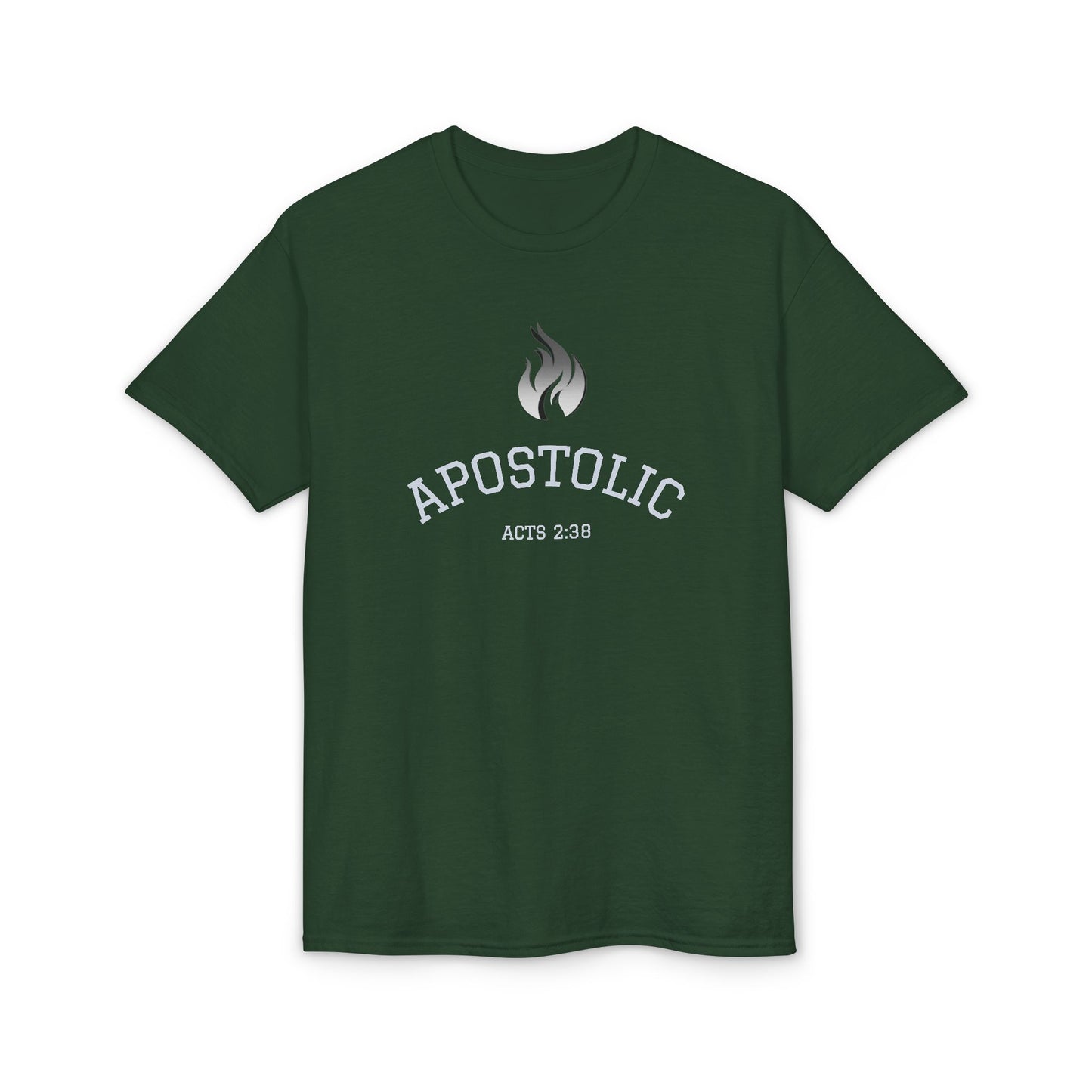 Apostolic T-Shirt - Acts 2:38 Flame Graphic Christian Tee