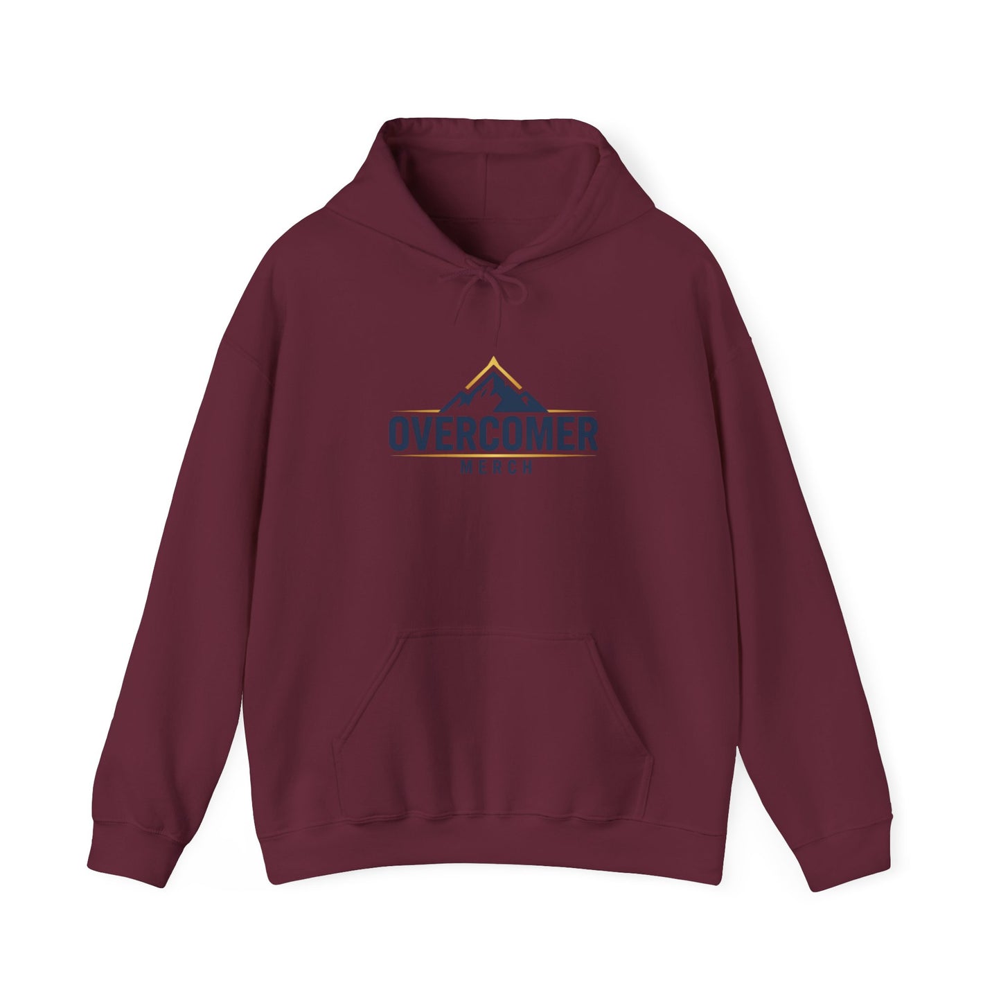Overcomer Hoodie – Mountain Logo Inspirational Sweatshirt