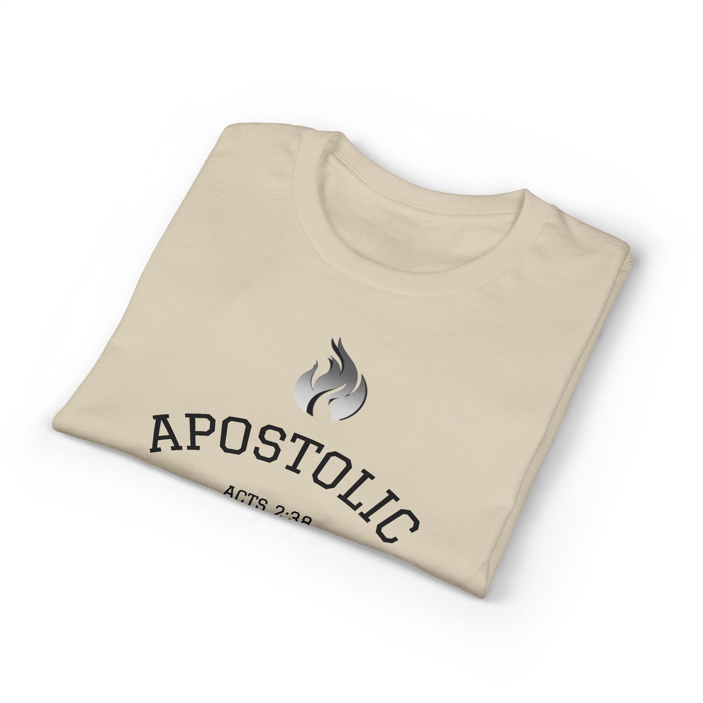 Apostolic T-Shirt - Acts 2:38 Flame Graphic Christian Tee