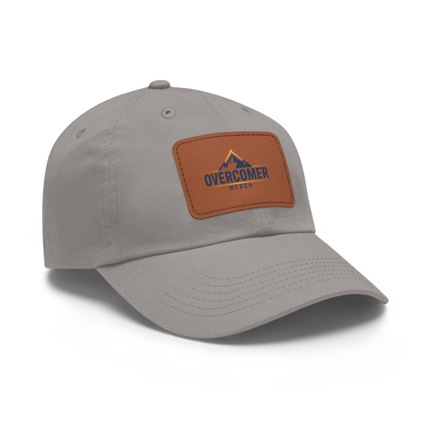 Overcomer Leather Patch Hat