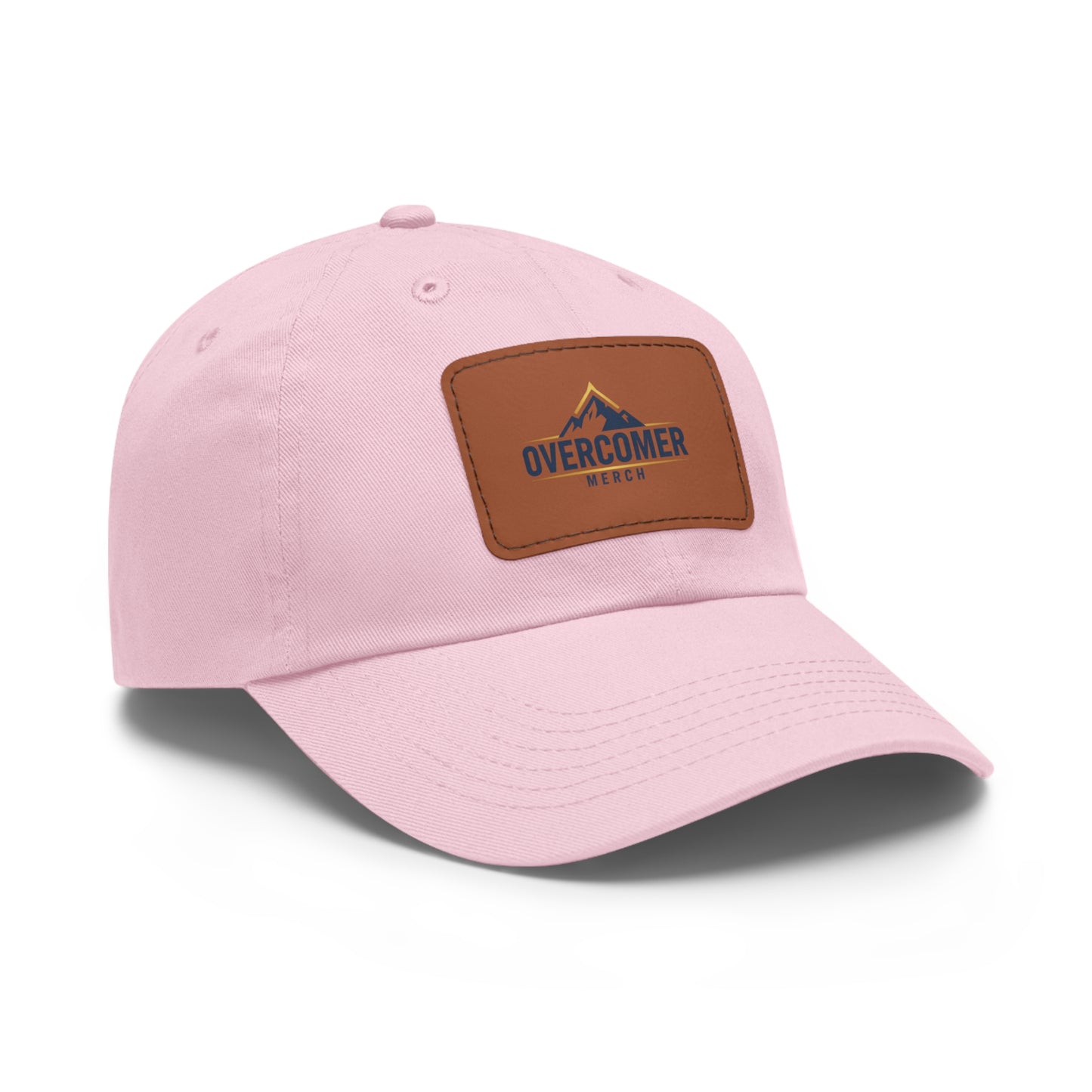 Overcomer Leather Patch Hat